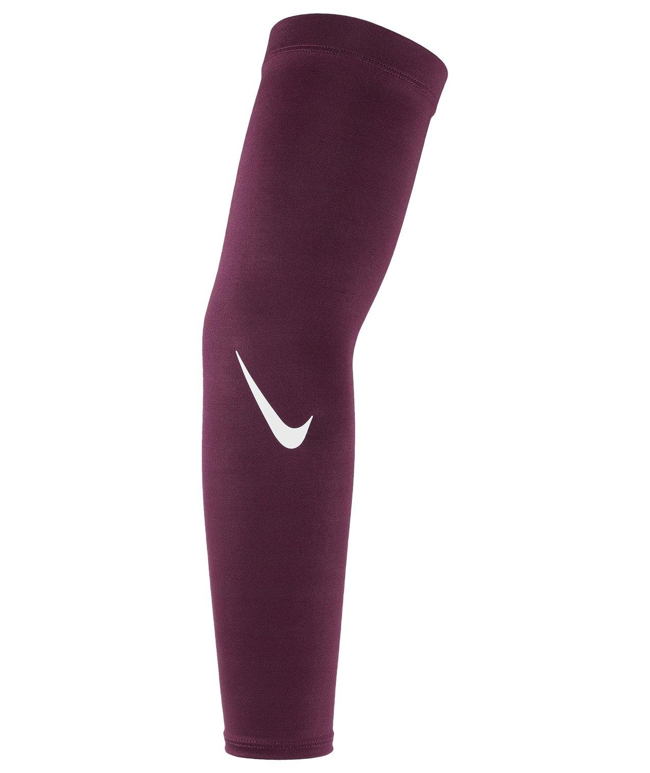 Nike Pro Dri-FIT Sleeves - Maroon/White - MAROON/WHITE